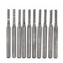 10Pcs Ti forage fraise coupe Outils CNC carbure ensemble d'usines d'extrémité Fraiseuse 1.0-3.0mm (#2)
