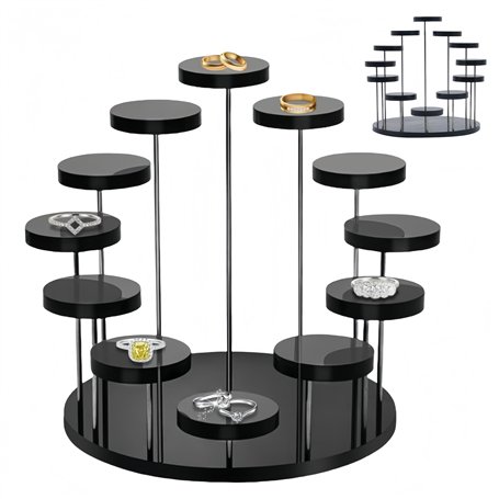 HJYDGJ Présentoir à 12 animaux en acrylique - Figurines d'anime - Présentoir à bijoux - Dessert - Cupcake - Organiseur de parfum