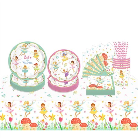 ZOOMPIL Fée Decoration Anniversaire Vaisselle