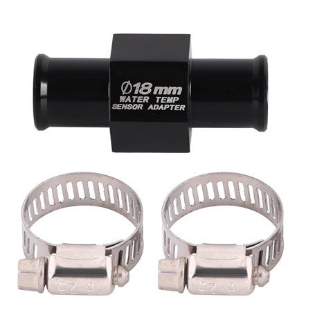 Adaptateur de température d'eau pour moto， Tuyau Jauge Radiateur(18mm)
