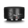 YONGNUO YN50MM Objectif Principal Standard YN50mm F1.8 Objectif Autofocus à grande Ouverture pour Appareil Photo Reflex Numériqu