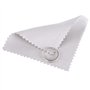 Tissu de Nettoyage de Bijoux Chiffon à Polir pour Argent Sterling Gold Platinum, 50 Pièces
