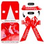 VMUTGA Grand Noeud Voiture, 76cm Rouge Nœud Géant Happy Birthday Gros Noeud Cadeau Anniversaire Décoration Réutilisable Ruban Ca