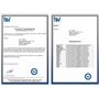 Portefeuille pour Homme Fa.Volmer ® en Cuir véritable au Format Paysage Classique | Noir | Protection RFID | Coffret Cadeau | Mo