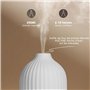 Vankarr Diffuseur Huiles Essentielles en Céramique 250ML, Diffuseur de Parfum Electrique Humidificateur Ultrasonique Diffuseur A