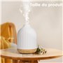 Vankarr Diffuseur Huiles Essentielles en Céramique 250ML, Diffuseur de Parfum Electrique Humidificateur Ultrasonique Diffuseur A