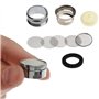 Lot de 2 aérateurs de robinet de rechange pour robinet d'évier de cuisine ou de salle de bain (NPT mâle 20 mm)