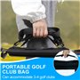 Mini Sac de Golf Portable pour Entraînement Golf, Transport, Pliable avec Bandoulière, Toile Léger Transport Parcours d'entraîne