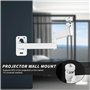 Pliable Support Projecteur Plafond, Support Videoprojecteur Plafond RéGlable Rotation à 360°, Support Mural pour Etagere Videopr