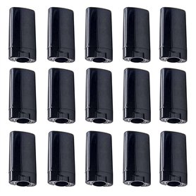 Minsily Lot de 20 tubes ovales vides en plastique de 15 ml pour déodorant, baume à lèvres, 14,2 g, sans BPA, pour baume à lèvres Minsily Lot de 20 tubes ovales vides en plastique de 15 ml pour déodorant