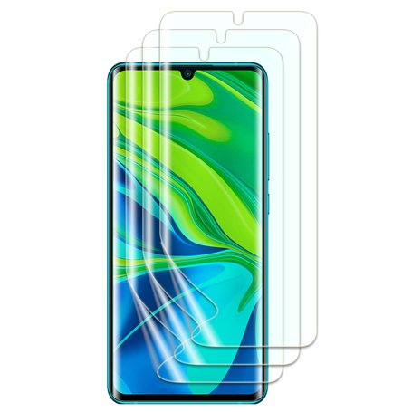 FWang 3 Pièces Protecteur d'écran compatible avec Xiaomi Mi Note 10/Note 10 PRO/Note 10 Lite