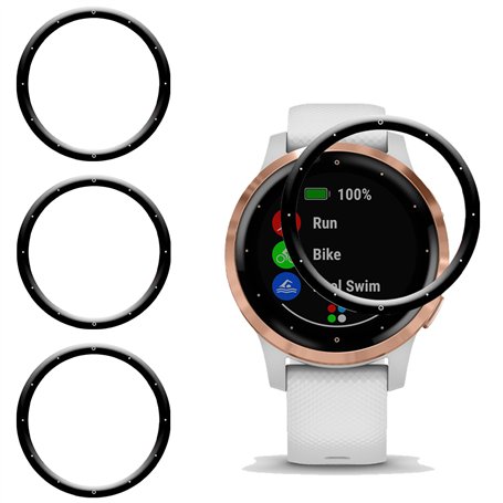 Vuciya Lot de 4 films de protection d'écran pour Garmin Vivoactive 4S