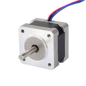 STEPPERONLINE Nema 14 Moteur pas à pas 0,9 deg 0,4 A 11 Ncm Bipolaire 4 fils pour imprimante 3D/DIY CNC STEPPERONLINE Nema 14 Moteur pas à pas 0