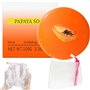 Savon de papaye et huile d'olive (100 g) - Nettoyage doux pour peaux grasses et sensibles - Texture améliorée et ton uniforme -