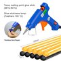 Bimoweifi Kit d'outils de débosselage, sans Peinture, kit de réparation de tôle avec Pistolet à Colle et Marteau à débosseler –