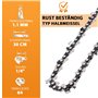 Eyoloty Lot de 4 chaînes de tronçonneuse 30 cm 1/4" Pas 1,1 mm 64 maillons entraîneurs Compatible avec tronçonneuses Stihl 3670