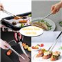 Pince de Cuisine en Acier Inoxydable,2 Pcs 30.5 cm Pince Cuisine Pincettes Longues de Cuisine Pinces à Barbecue pour Cuisiner Gr