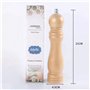 Moulin à poivre en Bois,Réglables Broyeur d'Épices en Céramique moulin à sel Manuel Rechargeable Moulin Sel Poivre Manuel pour C