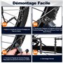 Gicctyble Derive Chaine Velo - Kit Reparation Velo avec Derive Chaine, Pince de Maillon, Chaine Gauge, Attache Rapide Chaine Vel