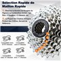 Gicctyble Derive Chaine Velo - Kit Reparation Velo avec Derive Chaine, Pince de Maillon, Chaine Gauge, Attache Rapide Chaine Vel