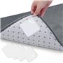 Gicctyble 4 Pièces Patins Antidérapants pour Tapis