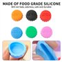 24 Pièces Bouchon Bouteille,Bouchons de en Bière Silicone Vin Bouteilles Champagne Botellas Capsules Forme Hat Réutilisables Pet