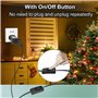 Transformateur LED CZJUTAI IP44 Alimentation pour éclairage de Noël avec prise - Prise européenne ( EL/FC36V12W) avec interrupte