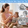 Aspirateur Nasal Bebe Électrique, 2025 Nouveau Mouche Bébé Électrique avec 3 Niveaux D'Aspiration, Rechargeable avec 3 Embouts e