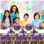 Vaisselle de Fête Anniversaire Jeu Vidéo,Doyomtoy 62 Pièces Vaisselle Papier Set Assiettes en Papier Serviettes Tasses pour Fête