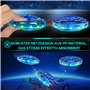semai Mini Drone UFO Balle Volante, Jouet Volant Contrôlé à la Main, Balle Volante Rotative à 360° avec Lumière LED, Cadeaux d'I