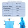 Poncho de Pluie Imperméable pour Enfants Garçons Filles