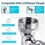 1440° Aérateur de Robinet – Rallonge de Robinet Rotative – 2 Modes Économiseur d'Eau Compatible avec Évier de Salle de Bain et d