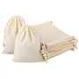 Cottonbag Sac en Coton 25 Pièces - Sacs en Coton - En Tissu avec Cordon de Serrage - Sacs de Rangement en Tissu pour Anniversair