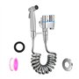 Douchette WC Bidet Toilette – Kit Douchette WC Haute Pression avec Robinet 2 Sorties et Tuyau 1