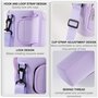 MLPKOI 1 Porte-Bouteille d'eau Accessoires Sac pour(Violet), avec Sangle RéGlable, Compatible avec 40oz 30oz Thermos Cup