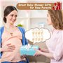 Séparateurs Armoire à Vêtements pour Bébés,7 PCS Séparateurs Placard Separateur Penderie pour Bébé Bois Garde robe de Bébé pour