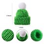 50 PCS Mini Chapeaux Chapeaux Tricotés Chapeau Mini Bonnet de Noel en Tricot Mini Poupées de Noël pour l'art