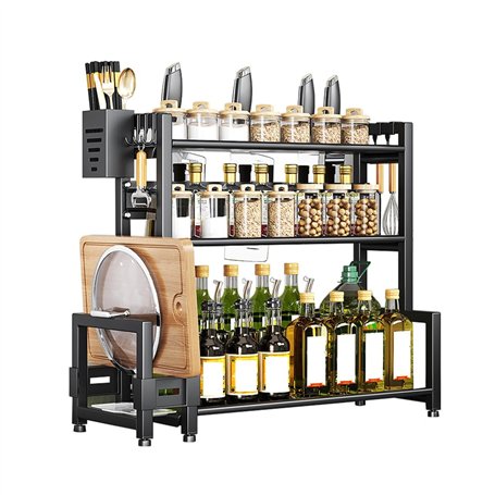 KYYGKY Étagère à Épices Debout à 3 Étages