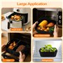 Cofvetia 3 Pièces Moule Silicone Air Fryer, Accessoires de Friteuse à Air Chaud pour Cosori 4.7L - 6.5L, Panier Moule Airfryer R