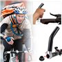 Poignée Sécurité Vélo Montagne Vtt Antidérapantes 2Pcs Extrémité Guidon Vélo Pour Plupart Vélos Guidon Vtt Poignée De Sécurité D