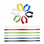 Lunettes Sangle avec Crochets Oreille Silicone Anti Slip Sports Bande Cordon pour Enfant Ado Homme Femme Multicolore 6 Pièces