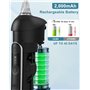 Jet Dentaire Hydropulseur Portable DIY, Hydropulseurs et Irrigateurs 5 Modes et 3 Intensités, Réservoir 300ML et Base Amovible,