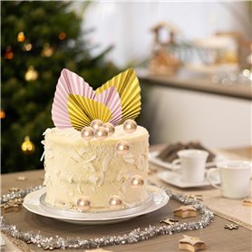 ANCLLO Lot de 6 indicateurs de forme d'olive en mousse flottante Jaune fluo