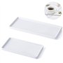 Plateau en Porcelaine Blanche