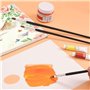 30 feuilles Papier palette, A3 jetable palette de couleurs assortie peinture pad Tear off peinture palette de mélange papier art