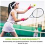 Lot de 15 balles de tennis pour enfants, débutants et chiens, balles de tennis pour cours de tennis, machines à balles et promen