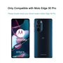 HYGMOCC Conçu pour Motorola Edge 30 Pro/Moto Edge 30 Pro Protecteur d’écran Film de verre trempé 9H Dureté sans bulles (2 pièces