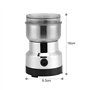 220V-240V Moulin à Café Électrique en inox Coffee Grinder Fraiseuse de grain de café Broyeur de Grains de Café Broyeur Café Broy