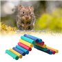Duokon Hamster en Bois Pont Arc-en-Suspension Suspension Coude chelle Petit Animal Fournitures Cage Habitat Dcor Souris Rat Rong