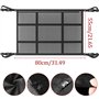 Filet Rangement Voiture Plafond,Organiseur de Toit Double Couche Grande Capacité et Fermetures Eclair,Filet Rangement Camping Ca